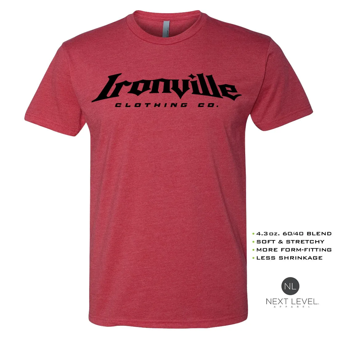 Ironville HEAVY THINGS Soft-Blend Gym T-shirt