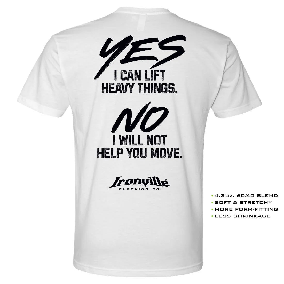 Ironville HEAVY THINGS Soft-Blend Gym T-shirt