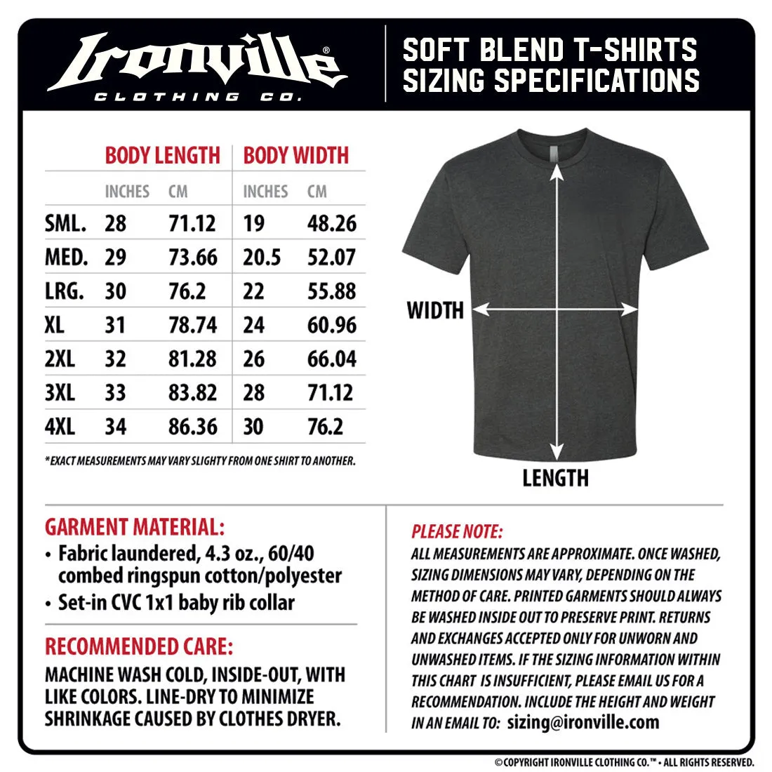 Ironville HEAVY THINGS Soft-Blend Gym T-shirt