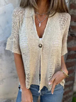 Ivone | Elegant Textured Top