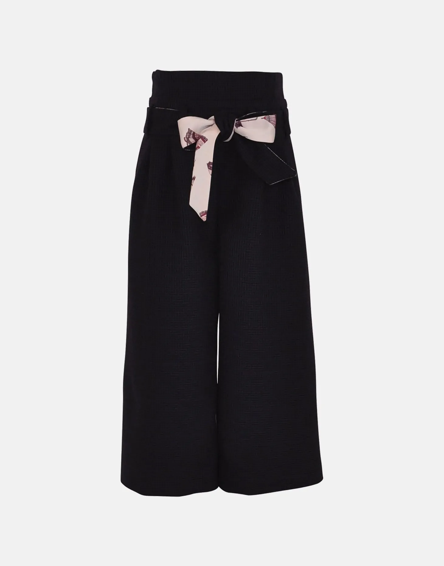 Jane : Plum textured culottes