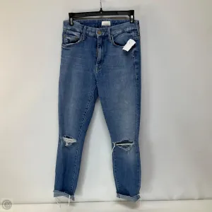 Jeans Skinny By Mother In Blue Denim, Size: 0