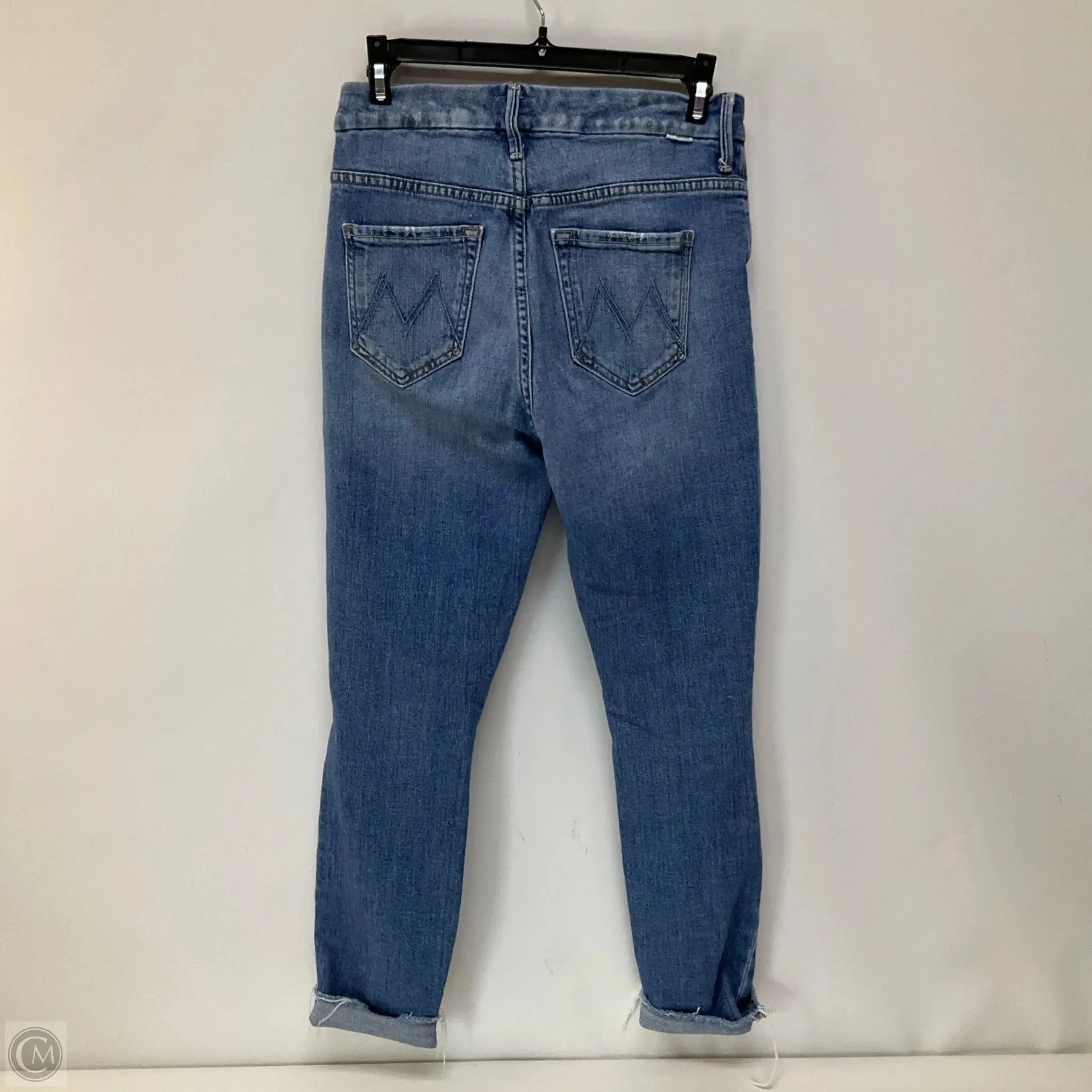 Jeans Skinny By Mother In Blue Denim, Size: 0