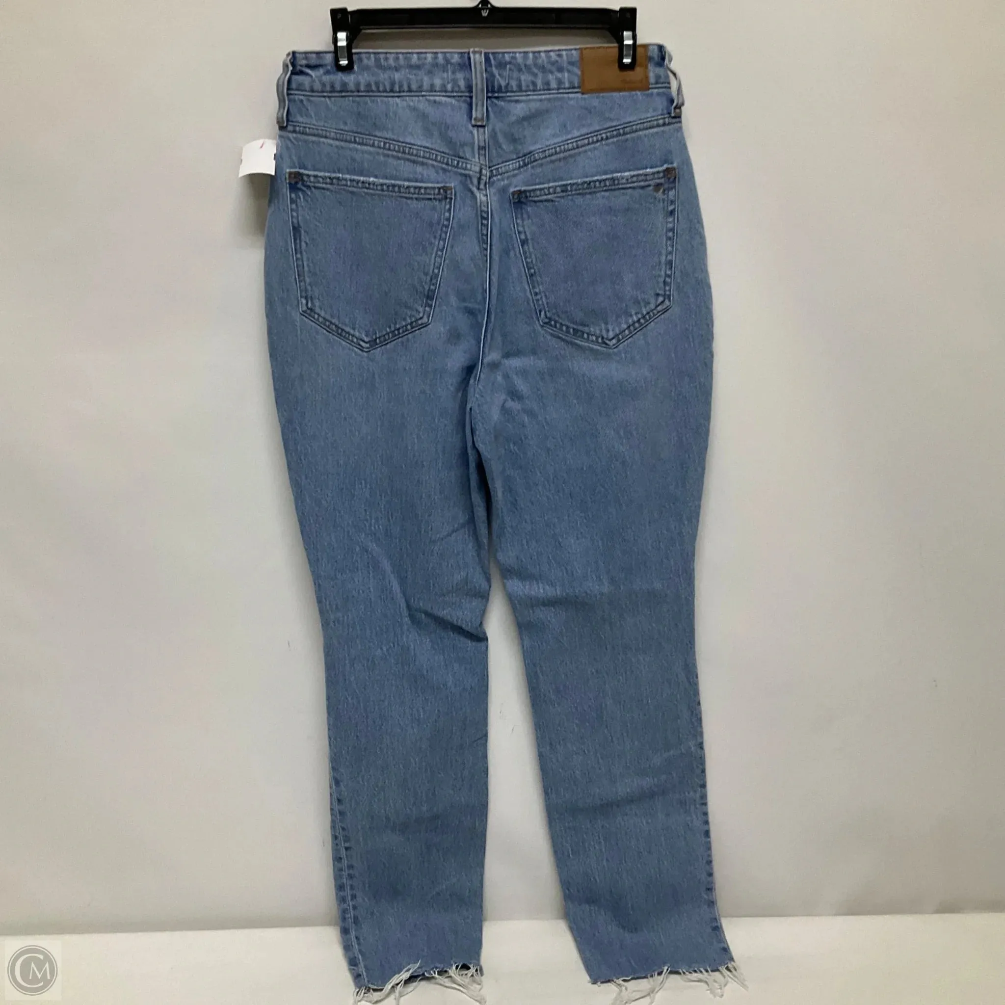 Jeans Straight By Madewell In Blue Denim, Size: 4