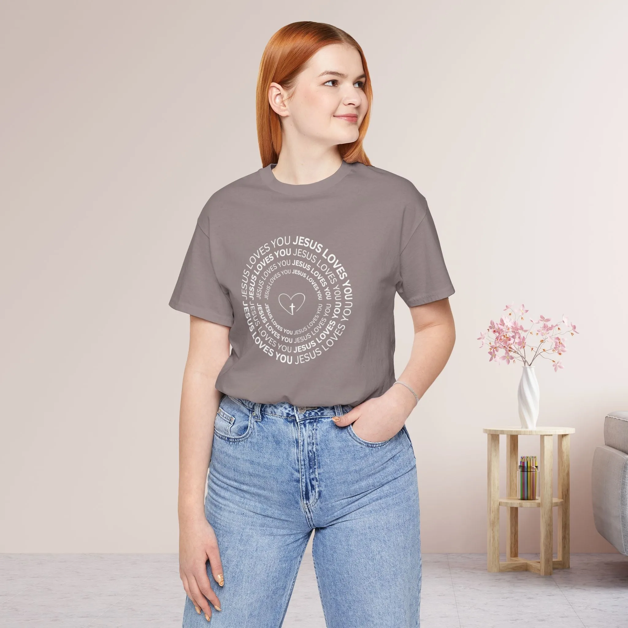 Jesus Loves You Soft Cotton Tee