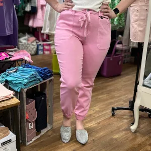 Judy Blue Pink Jogger Jeans