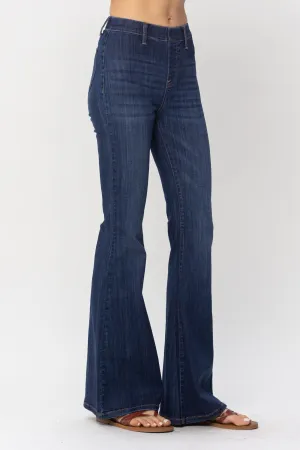 Judy Blue Pull On Flare Jeans