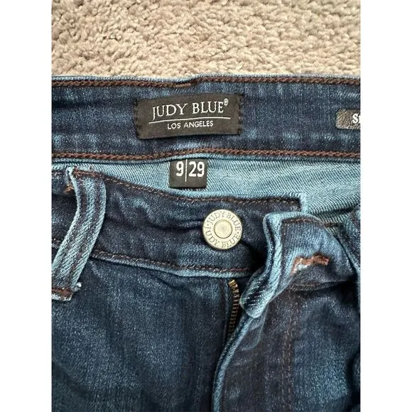 Judy Blue Women's Slim Fit Jeans Size 9 Dark Wash Stretch Denim