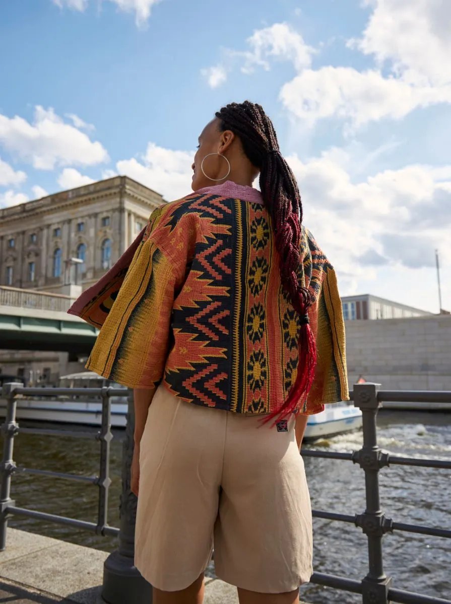 kantha vintage bolero komal (zari)