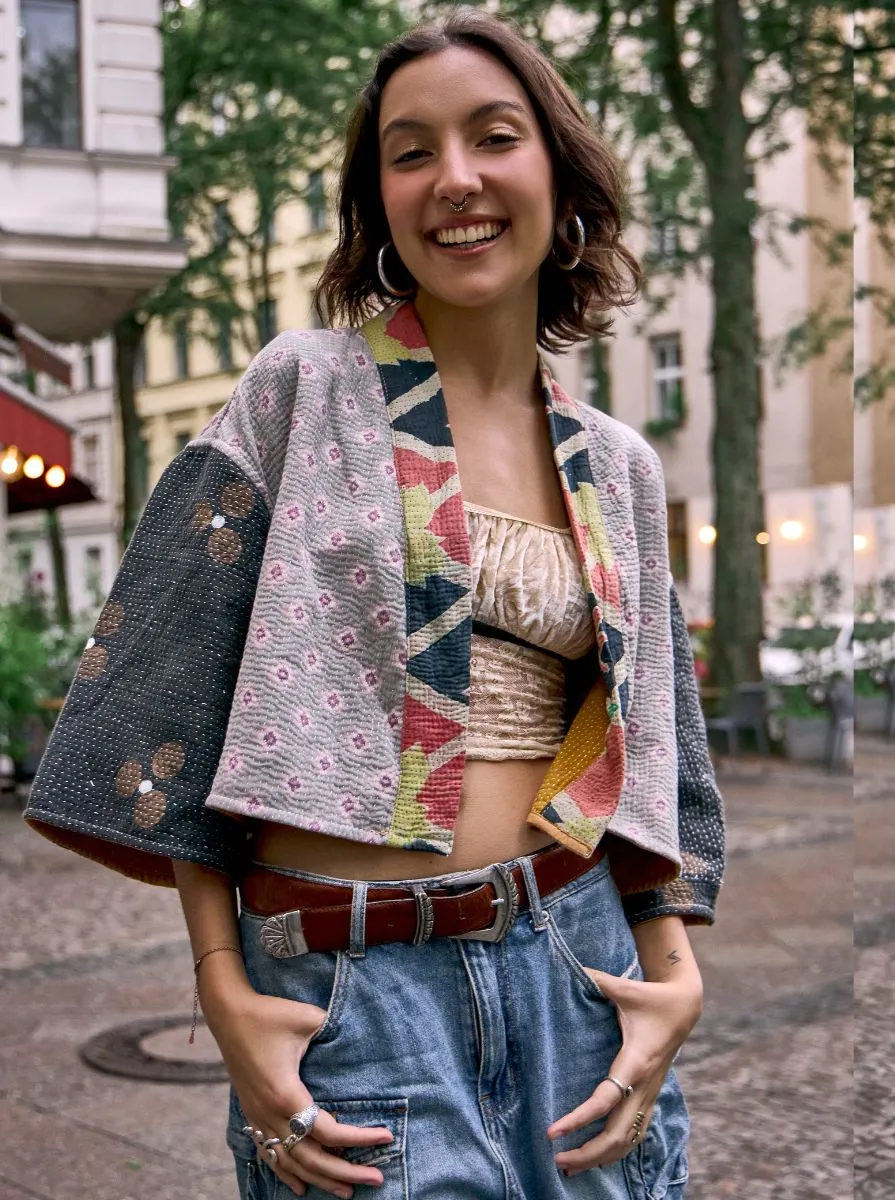 kantha vintage bolero komal (zari)