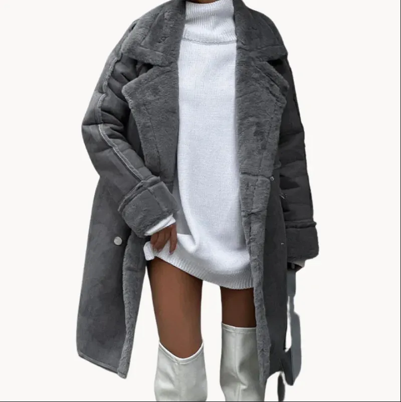 Katja | chic thick long women's coat