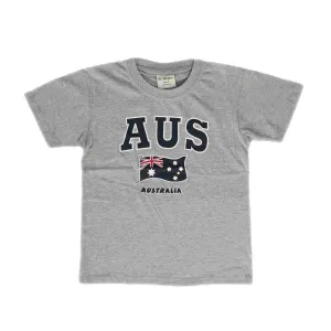 Kids T-Shirt AUS Flag Dark Grey 6