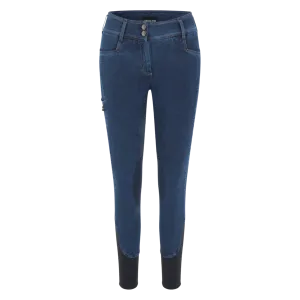 KLkayce Women's Denim Knee Grip Riding Breeches