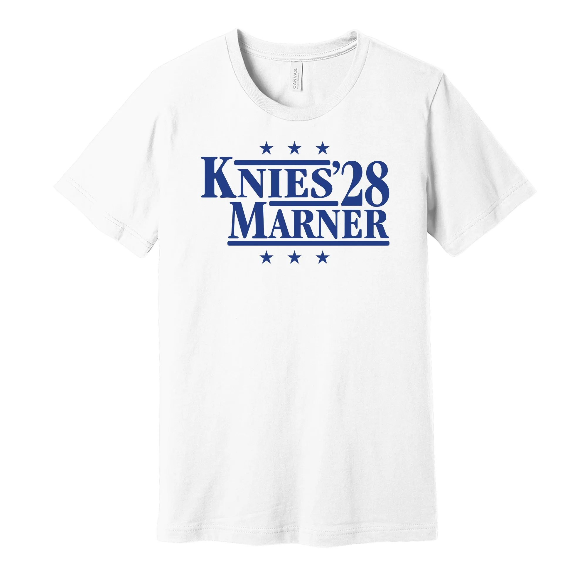 Knies & Marner '28 - Toronto Hockey Political Campaign Parody T-Shirt - Hyper Than Hype Shirts