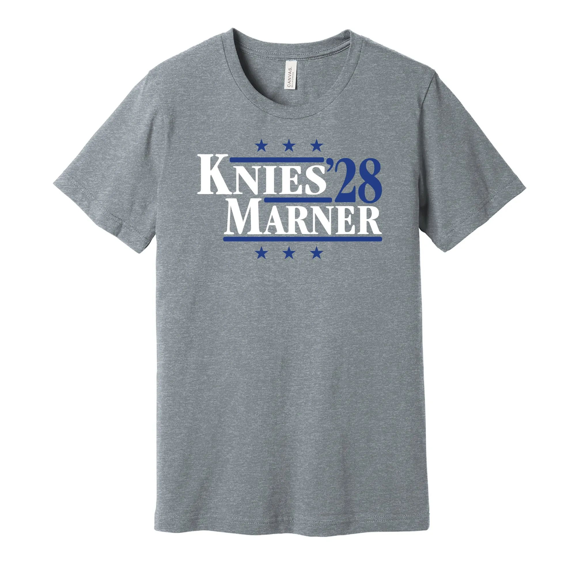 Knies & Marner '28 - Toronto Hockey Political Campaign Parody T-Shirt - Hyper Than Hype Shirts