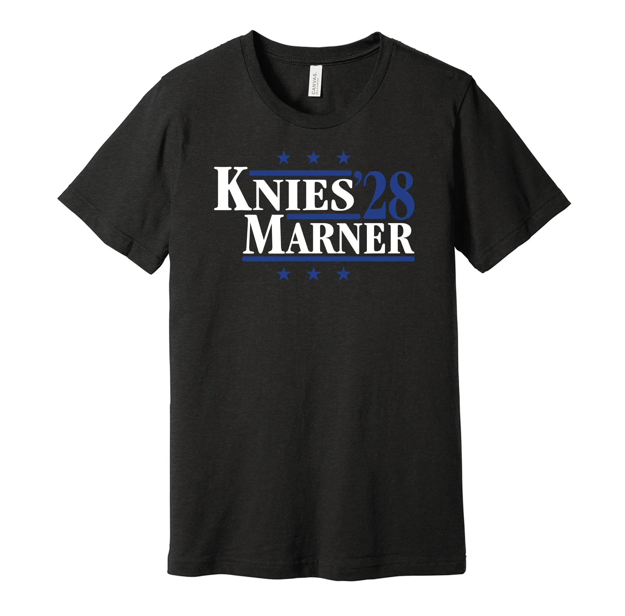 Knies & Marner '28 - Toronto Hockey Political Campaign Parody T-Shirt - Hyper Than Hype Shirts