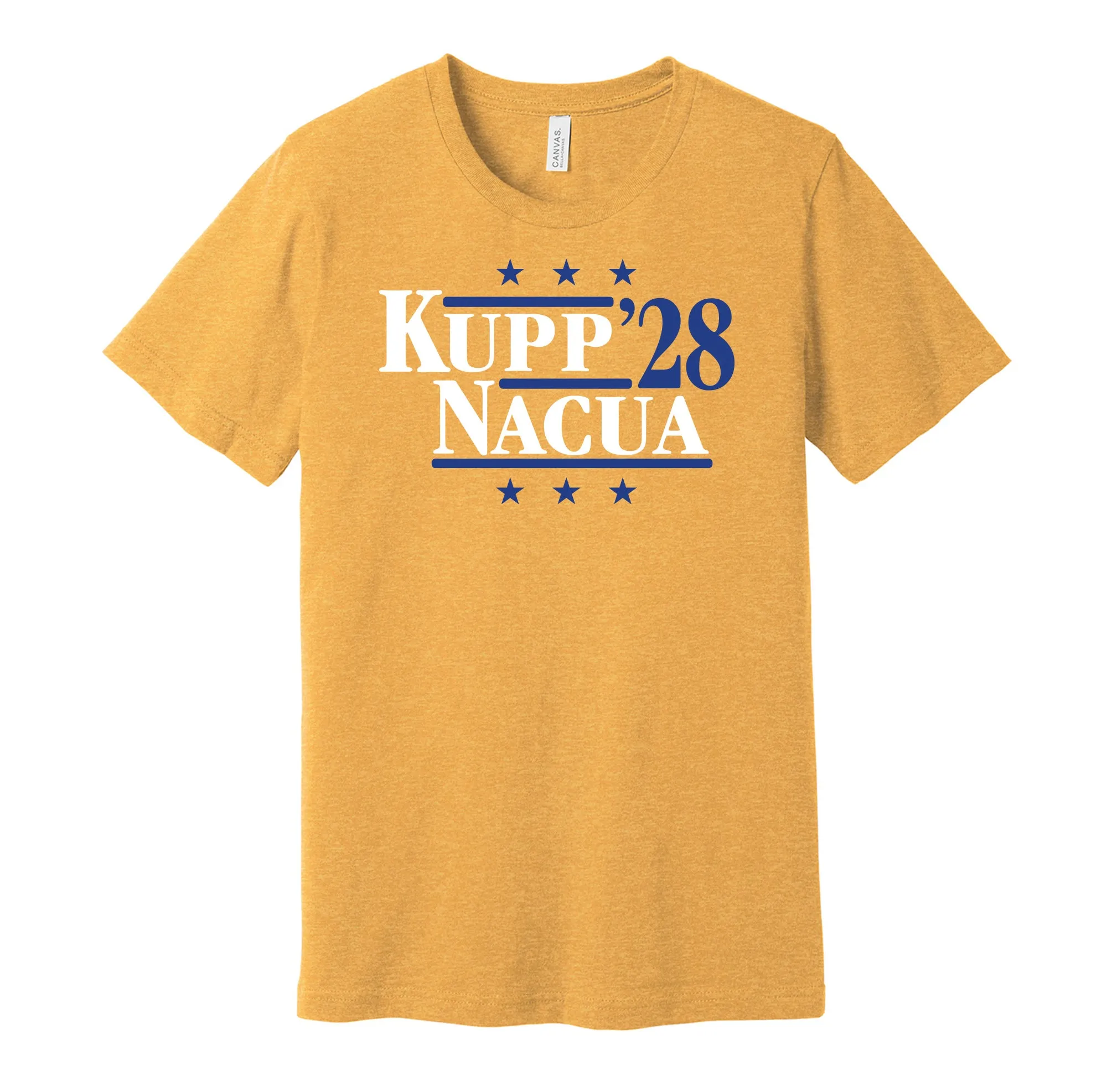 Kupp & Nacua '28 - Los Angeles Football Legends Political Campaign Parody T-Shirt - Hyper Than Hype Shirts