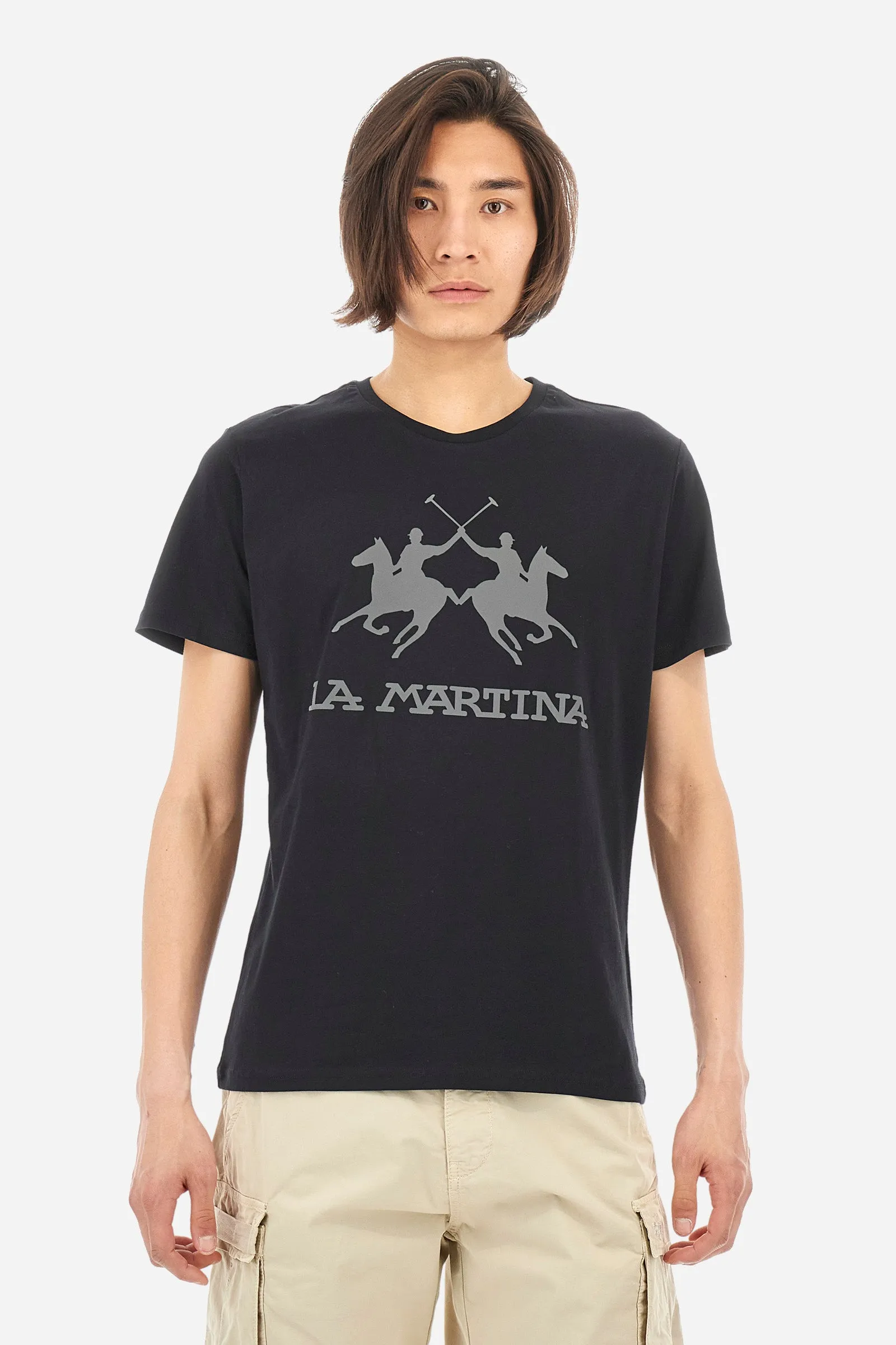 La Martina T-Shirts Regular Fit in Cotton - MORENO CCMR05-JS206