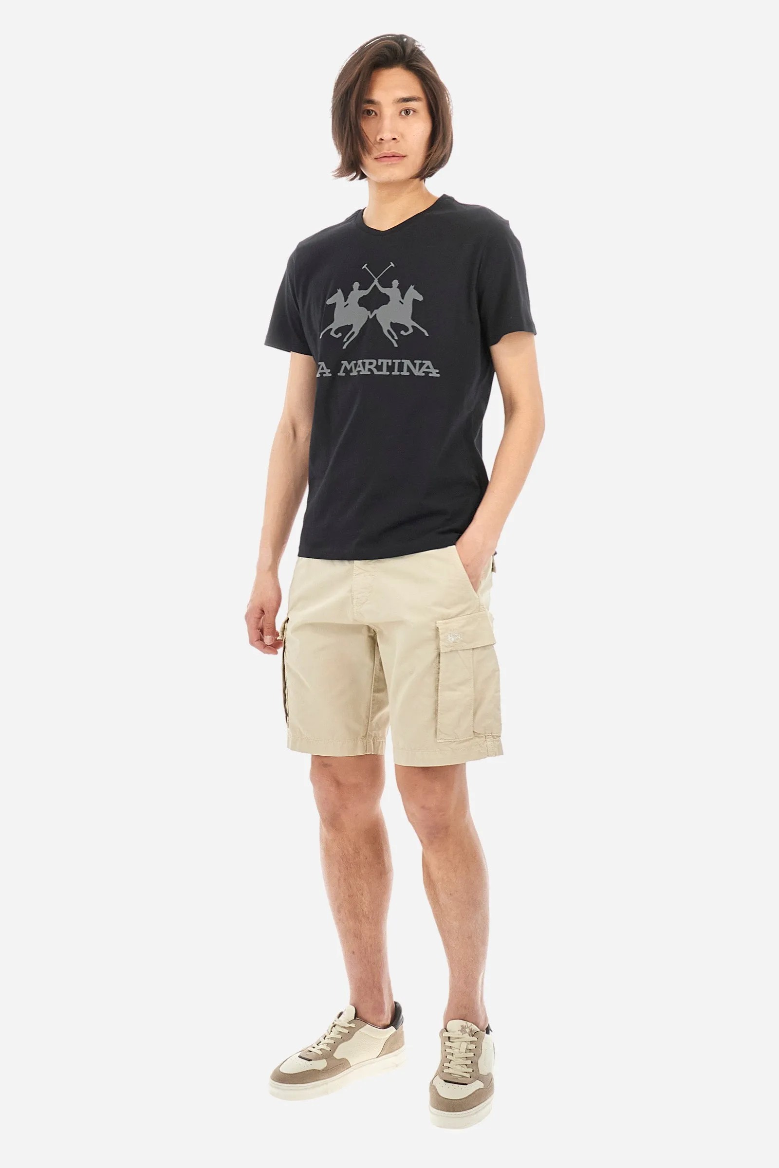 La Martina T-Shirts Regular Fit in Cotton - MORENO CCMR05-JS206