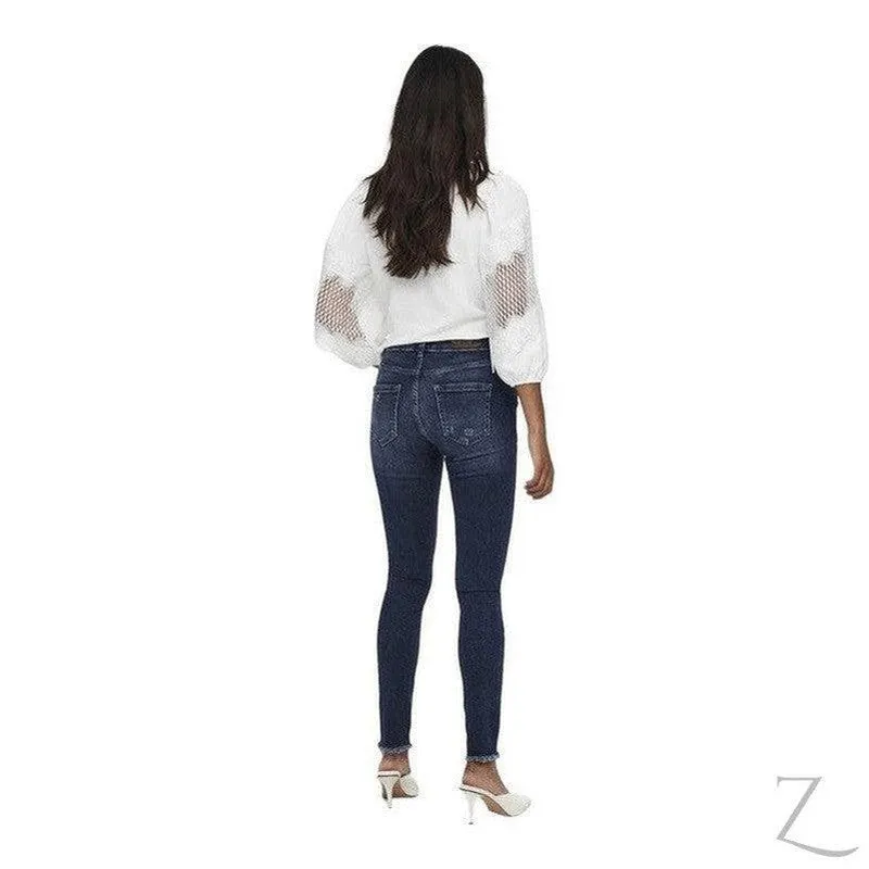 Ladies Super Stretchy Super Skinny Denim Jeans | Detailed | "Phela"