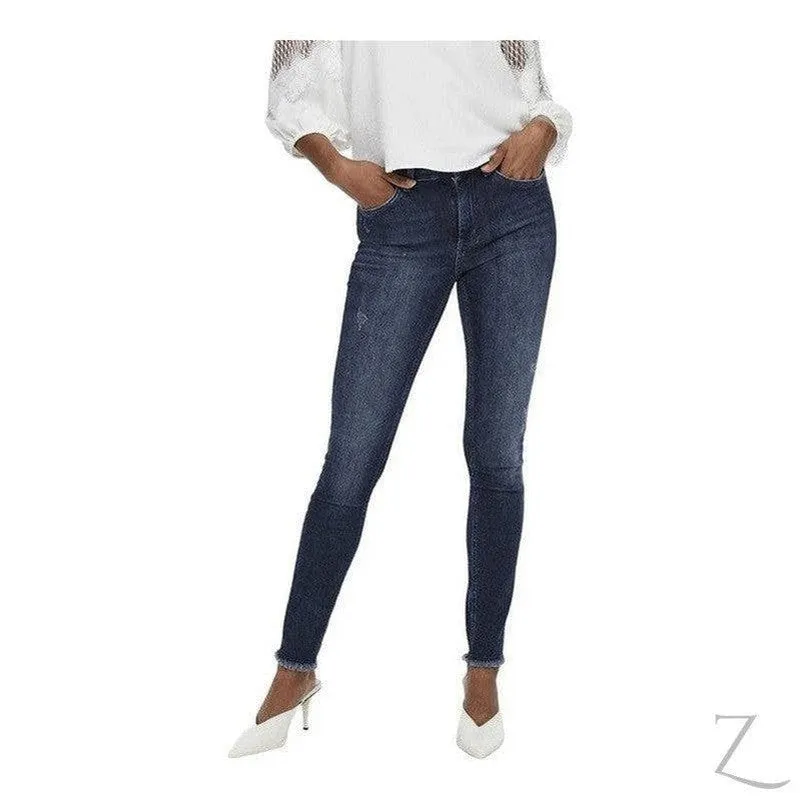 Ladies Super Stretchy Super Skinny Denim Jeans | Detailed | "Phela"