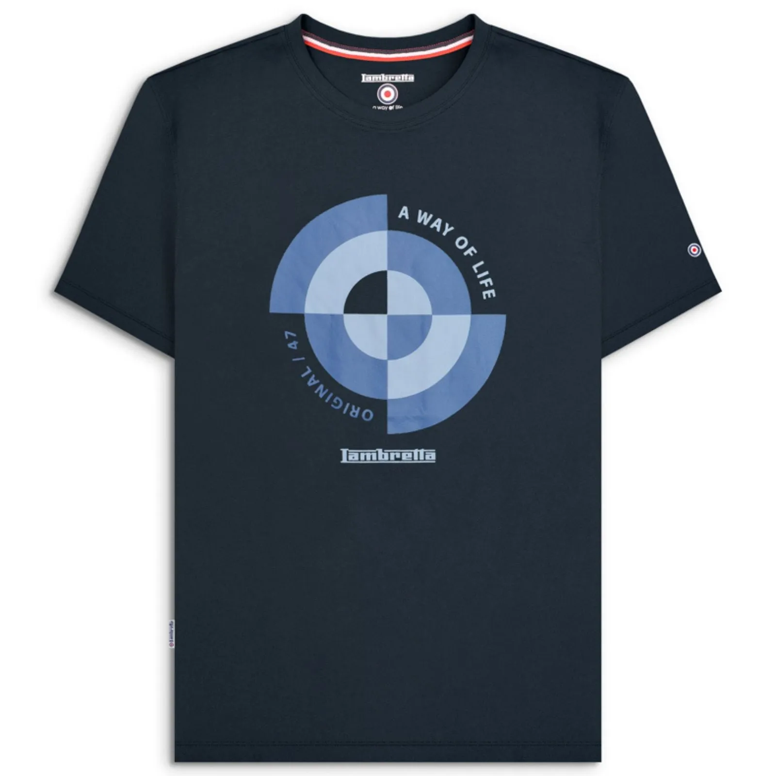 Lambretta Mens Target Quadrant Big & Tall T-Shirt