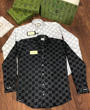 Latest Symbol Pattern Printed Full Sleeve Shirts