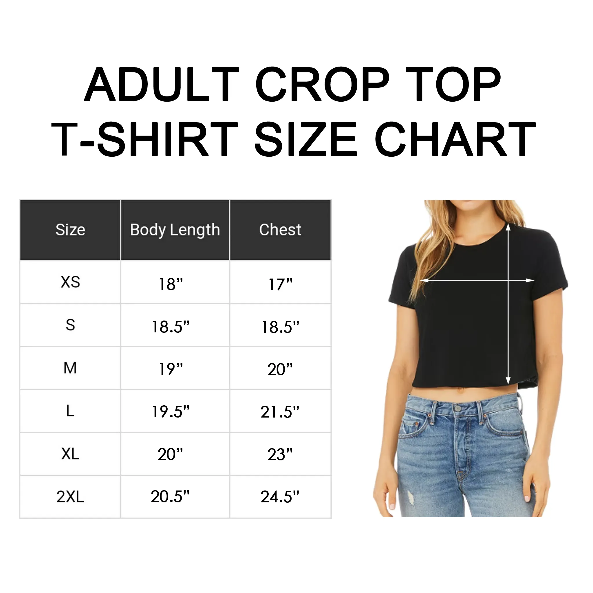 'Latina' Script Crop Top Shirt - White - Premium Ring-Spun Cotton