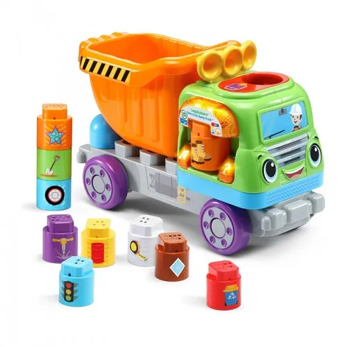 LeapFrog LeapBuilders Block Play - Store and Go Dump Truck