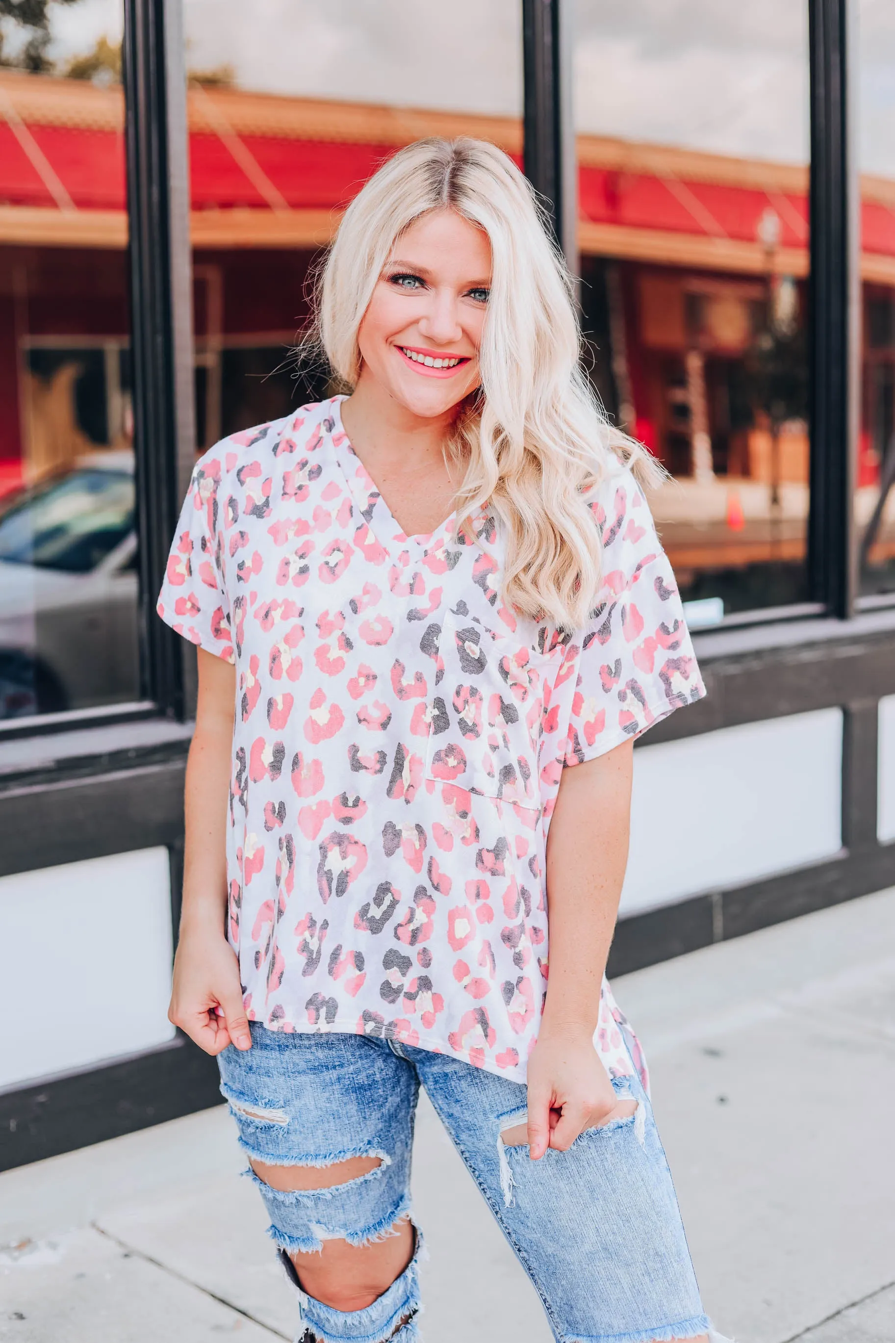 Leisure Time Leopard Top