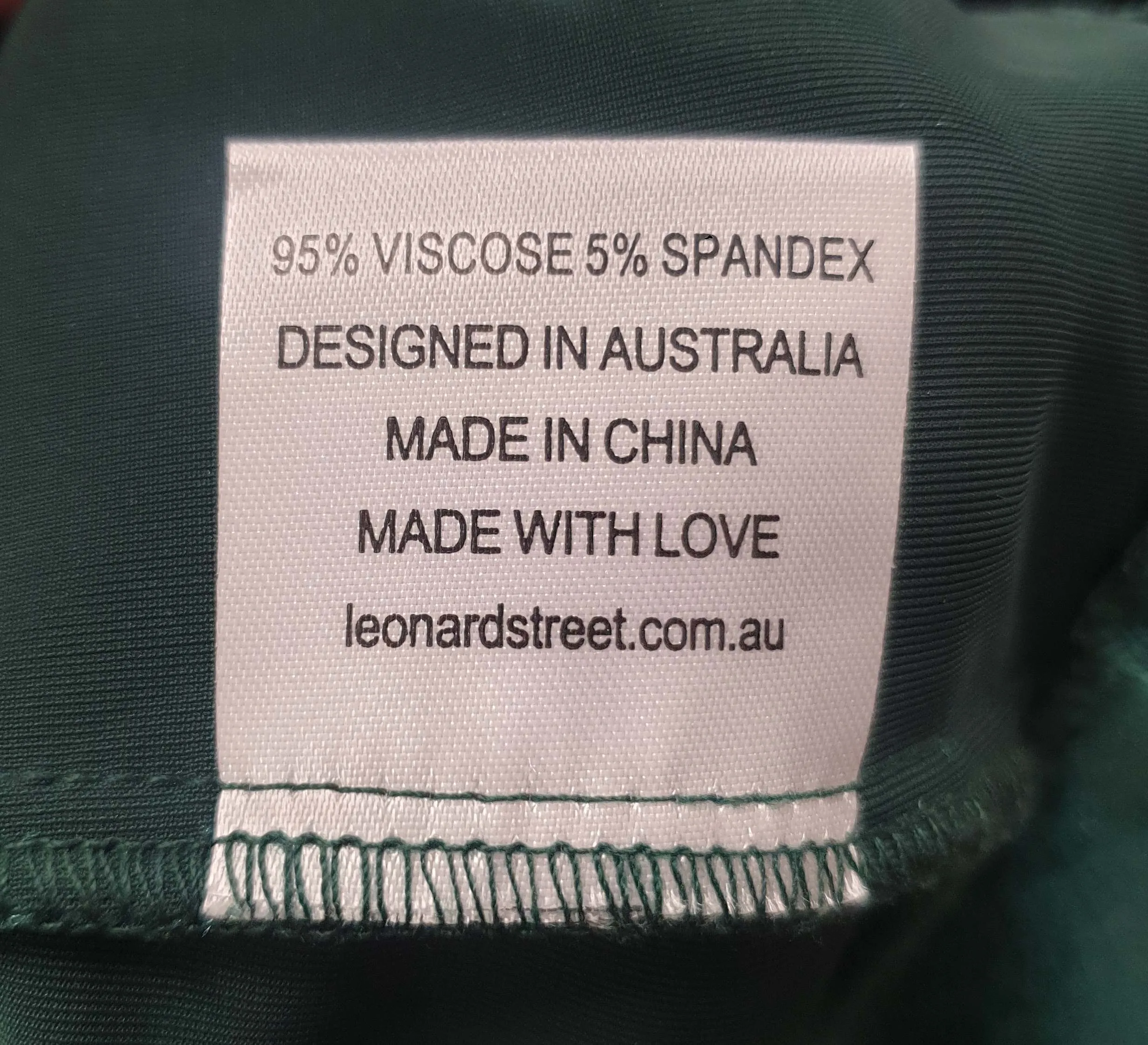 Leonard St green velvet half sleeve top size 8