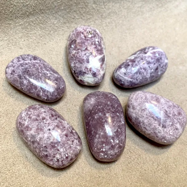 Lepidolite Polished Pebble