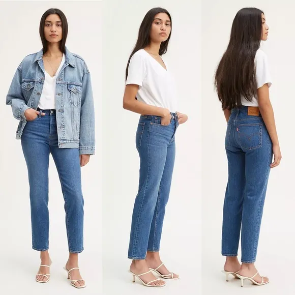 Levi's Premium Wedgie Icon Fit Cheeky Jeans in Charleston Moves Size 25 Revolve