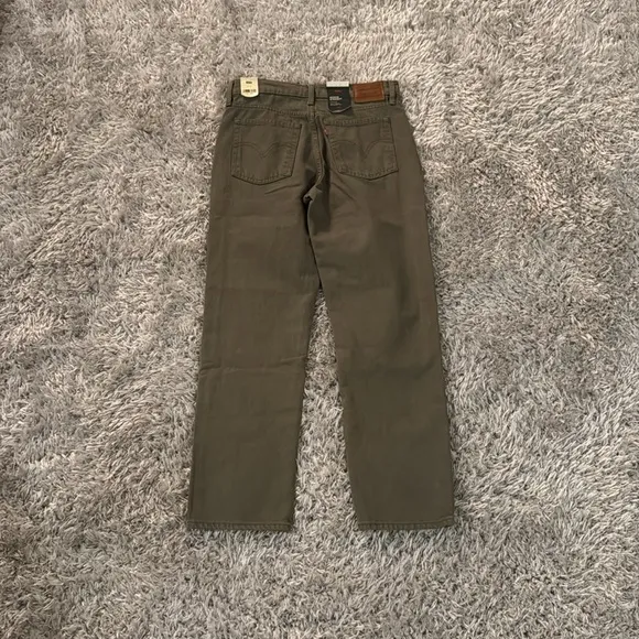 Levi’s Wedgie Straight Fit Green High Rise Jeans