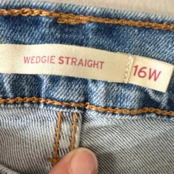 Levi's Wedgie Straight Jeans Size 16W