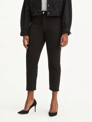 Levi's Women's Wedgie Straight Jeans - Black Sprout