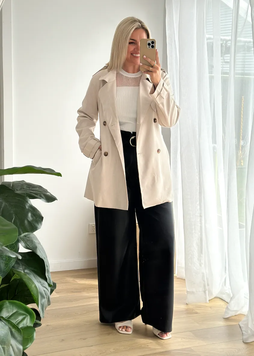 Lexington Suede Jacket - Ecru