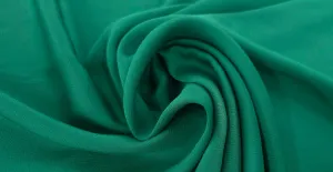 Lightweight Crepe Textured Polyester Emerald