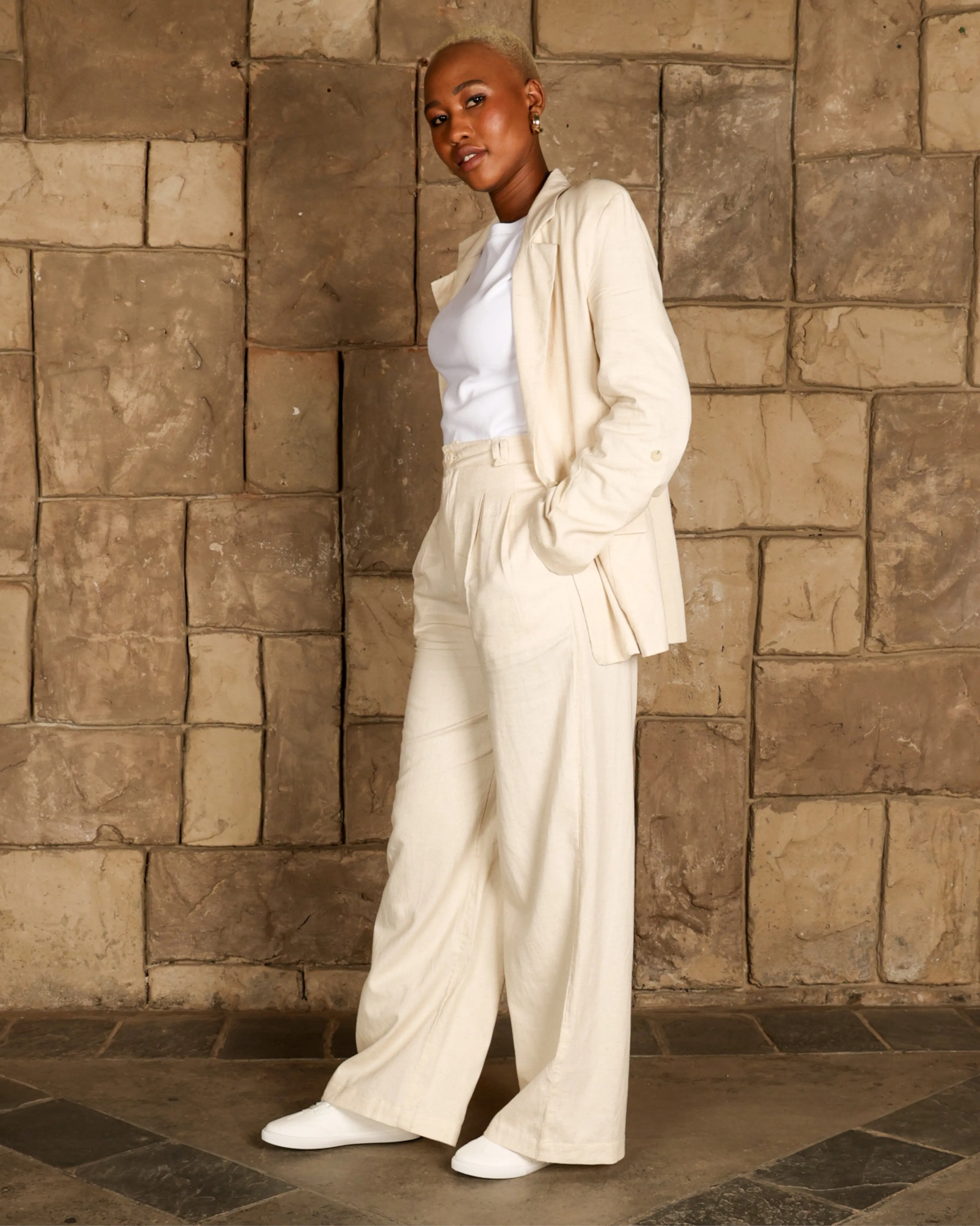 Linen Blend Blazer