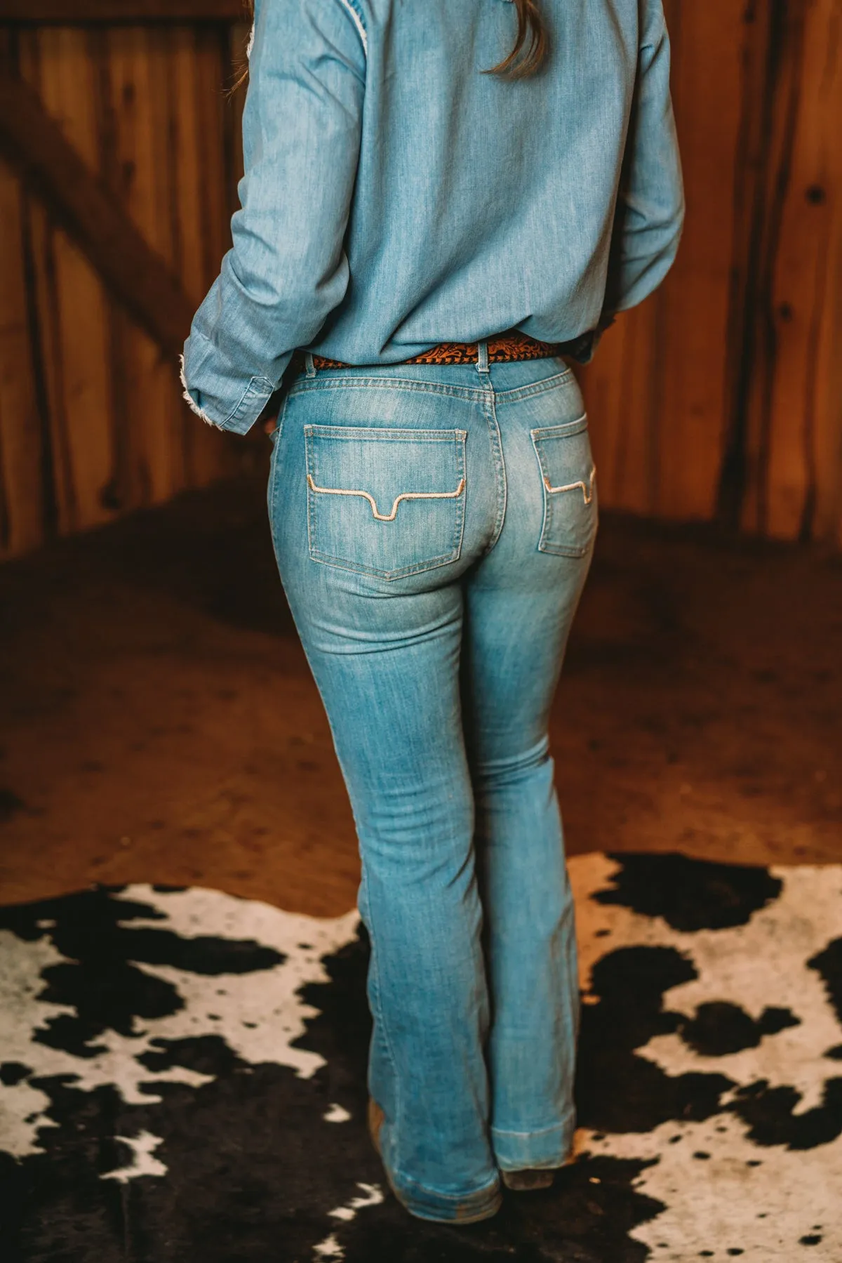 Lola Soho Mid Rise Trouser Jean by Kimes Ranch