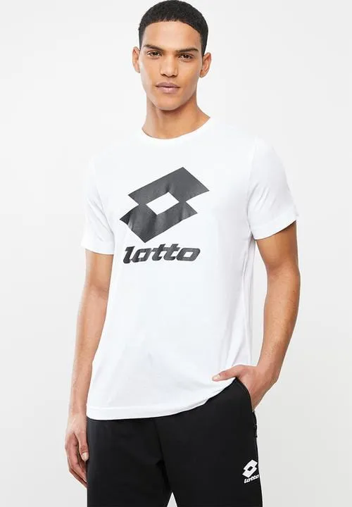 Lotto Smart Tee Js White/Black