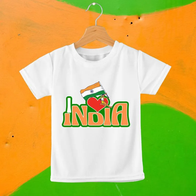Love India Independence Day T-Shirts