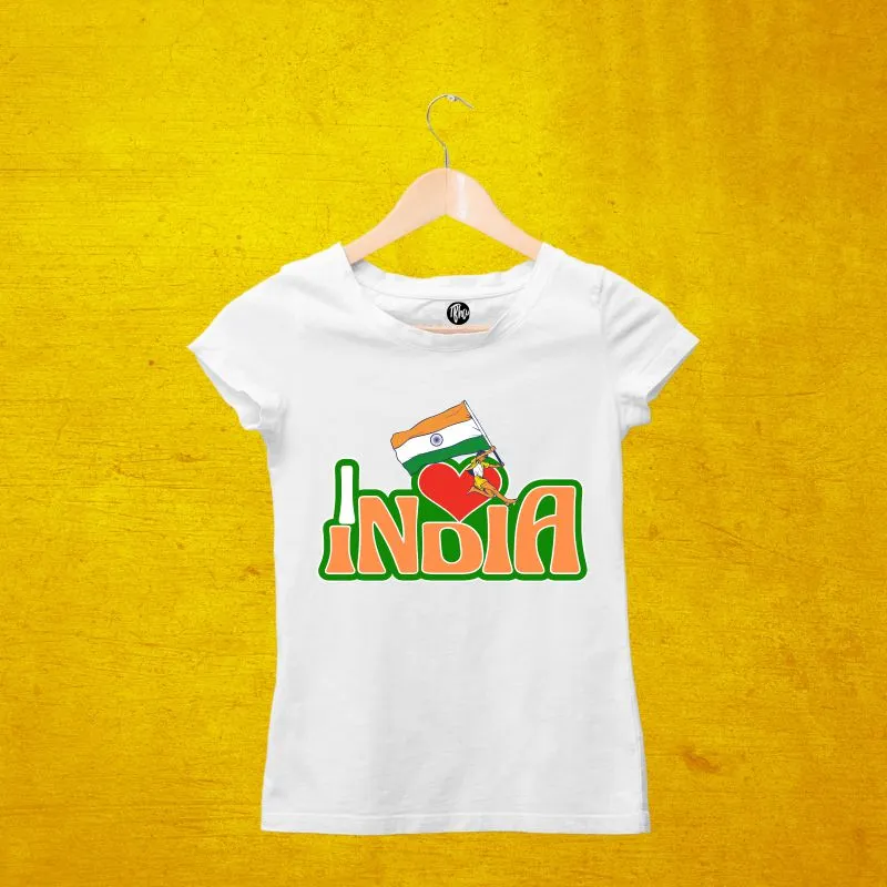 Love India Independence Day T-Shirts