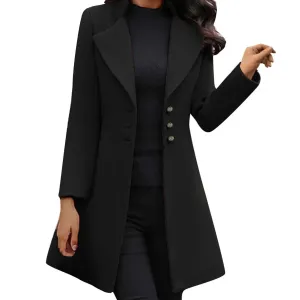 Lovely women's button-front coat
