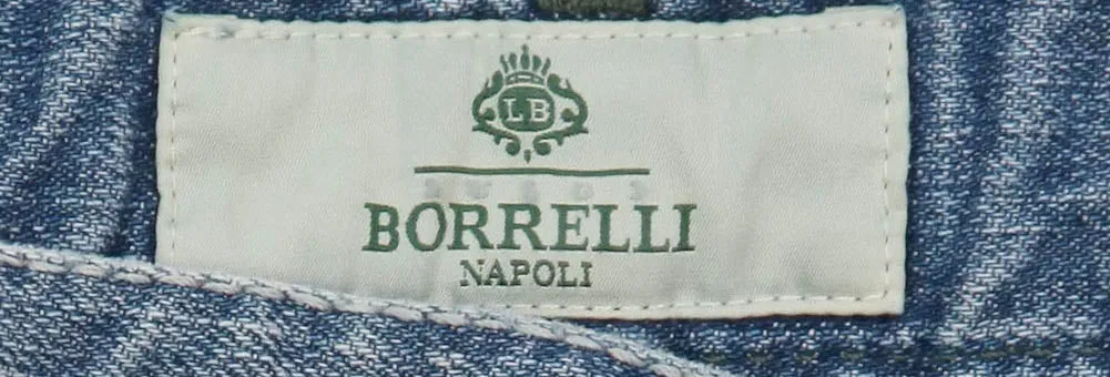Luigi Borrelli Denim Blue Jeans - Super Slim - 32 US / 48 EU