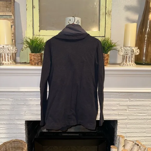 Lululemon Blissed Out Blue Wrap Active Jacket Cozy Warm Size 8 Used
