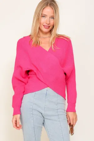 Lumiere Cross Over Front Sweater