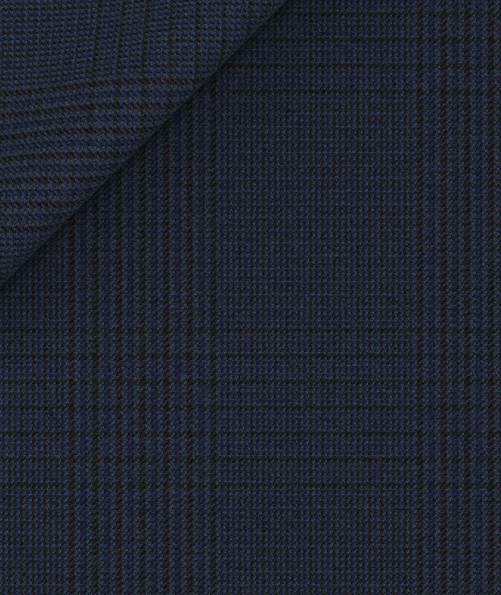 Made-to-Measure Men's blue Prince of Wales jacket in wool