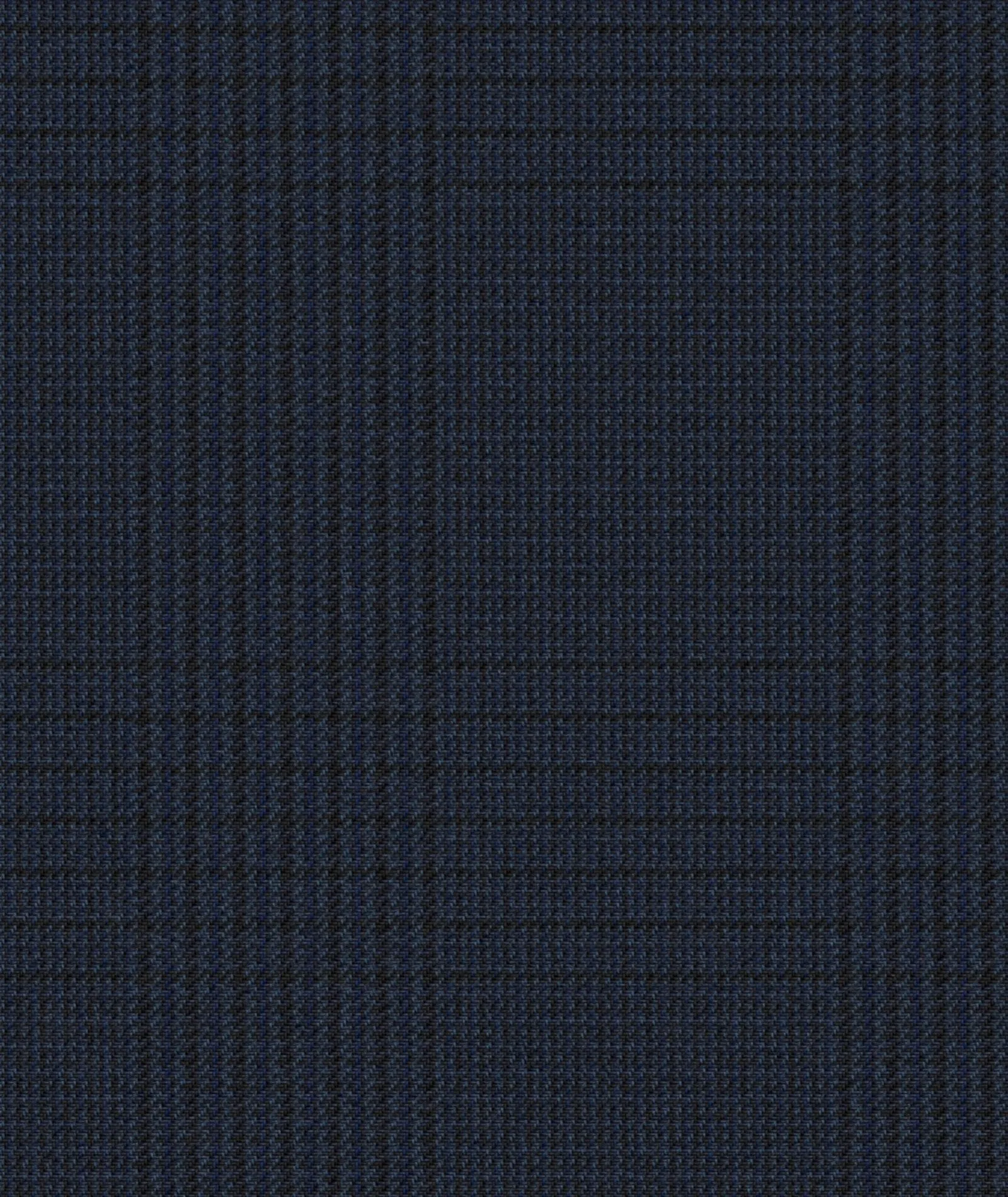 Made-to-Measure Men's blue Prince of Wales jacket in wool