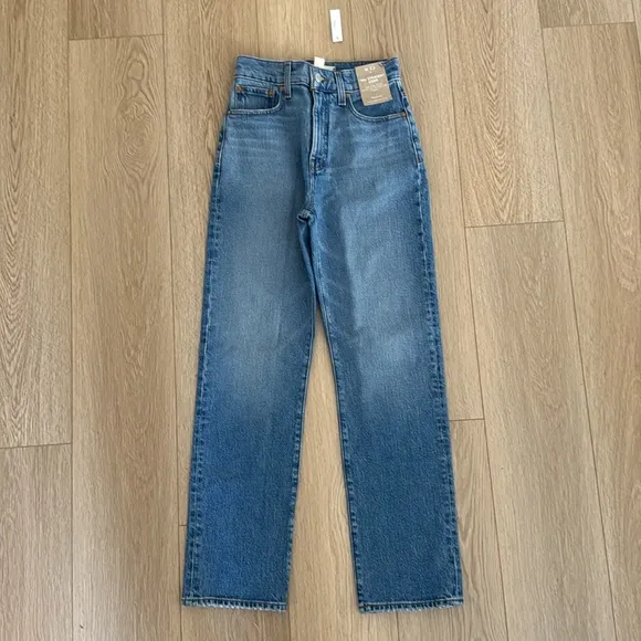 Madewell '90s Straight Crop Jeans • size 23 • NWT • NQ178